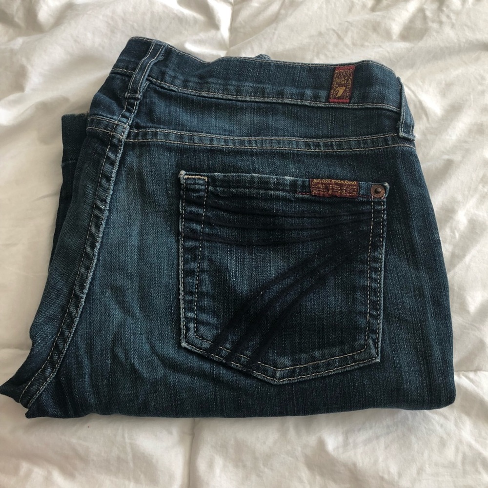 7 for all Mankind Dojo Dark Wash 25”